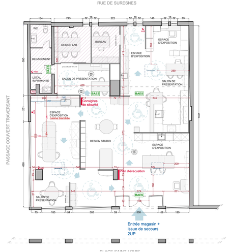 Projet showroom Garches