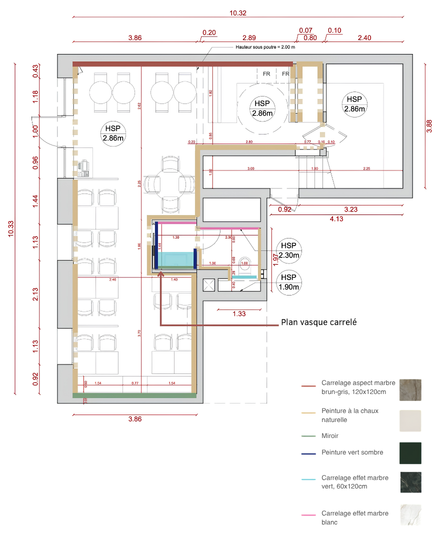 Plan restaurant